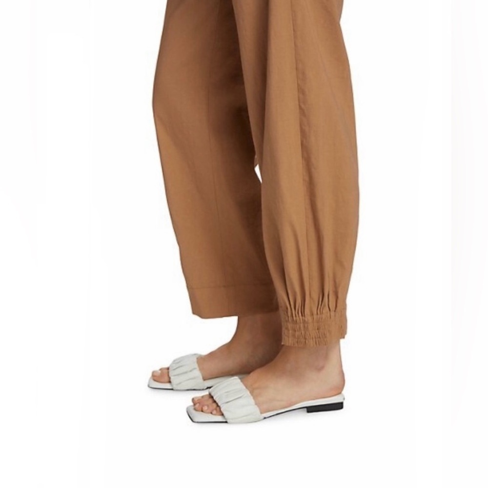 A.L.C. Tan Tie-Waist Trousers - Picture 3 of 12
